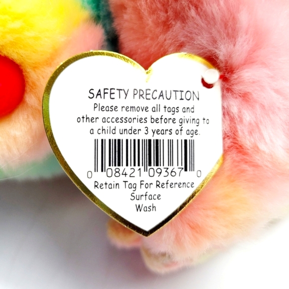 Vintage 1999 TY Beanie Buddy "Rainbow" the Chameleon - Picture 11 of 11